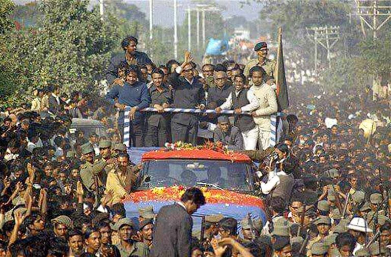 ১০ জানুয়ারি বঙ্গবন্ধুর স্বদেশ প্রত্যাবর্তন দিবস