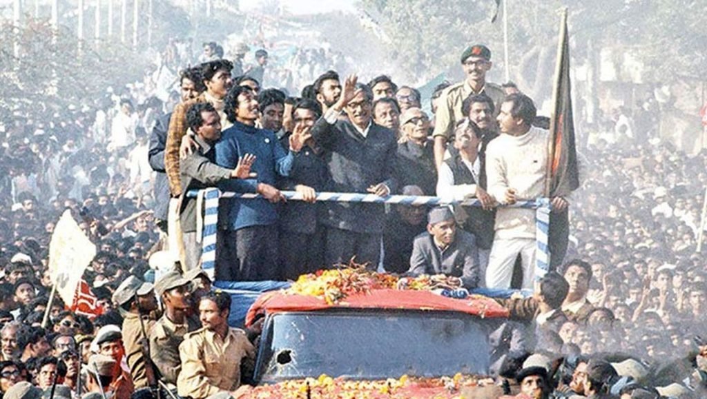 বঙ্গবন্ধুর স্বদেশ প্রত্যাবর্তন দিবস কাল ১০ জানুয়ারি বঙ্গবন্ধুর স্বদেশ প্রত্যাবর্তন দিবস