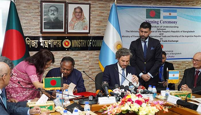 আর্জেন্টিনাকে বাংলাদেশে ভোজ্যতেলের কারখানা স্থাপনের আহ্বান 