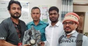 কষ্টিপাথর সদৃশ মূর্তি উদ্ধার দক্ষিণখানে 2 কষ্টিপাথর সদৃশ মূর্তি উদ্ধার দক্ষিণখানে