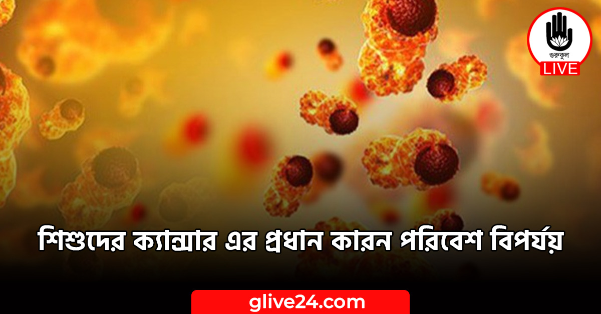 শিশুদের ক্যান্সার এর প্রধান কারন পরিবেশ বিপর্যয়