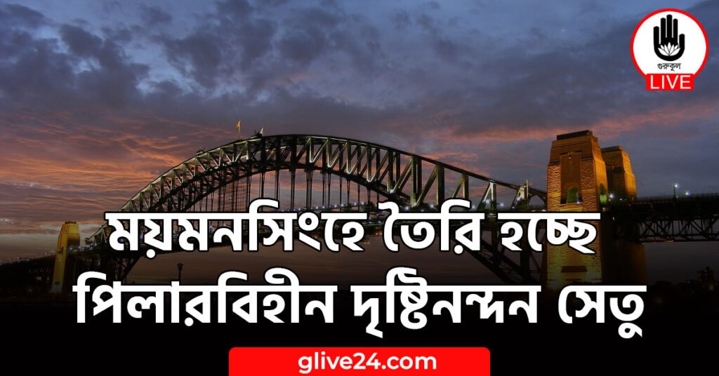 তৈরি হচ্ছে পিলারবিহীন দৃষ্টিনন্দন সেতু ময়মনসিংহে তৈরি হচ্ছে পিলারবিহীন দৃষ্টিনন্দন সেতু