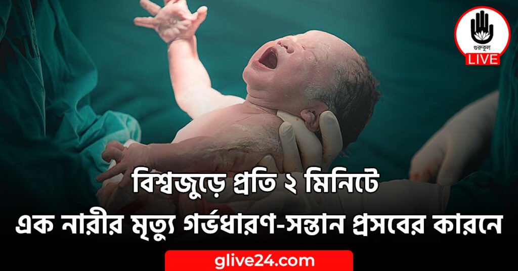 বিশ্বজুড়ে প্রতি ২ মিনিটে এক নারীর মৃত্যু গর্ভধারণ-সন্তান প্রসবের কারনে বিশ্বজুড়ে প্রতি ২ মিনিটে এক নারীর মৃত্যু গর্ভধারণ-সন্তান প্রসবের কারনে