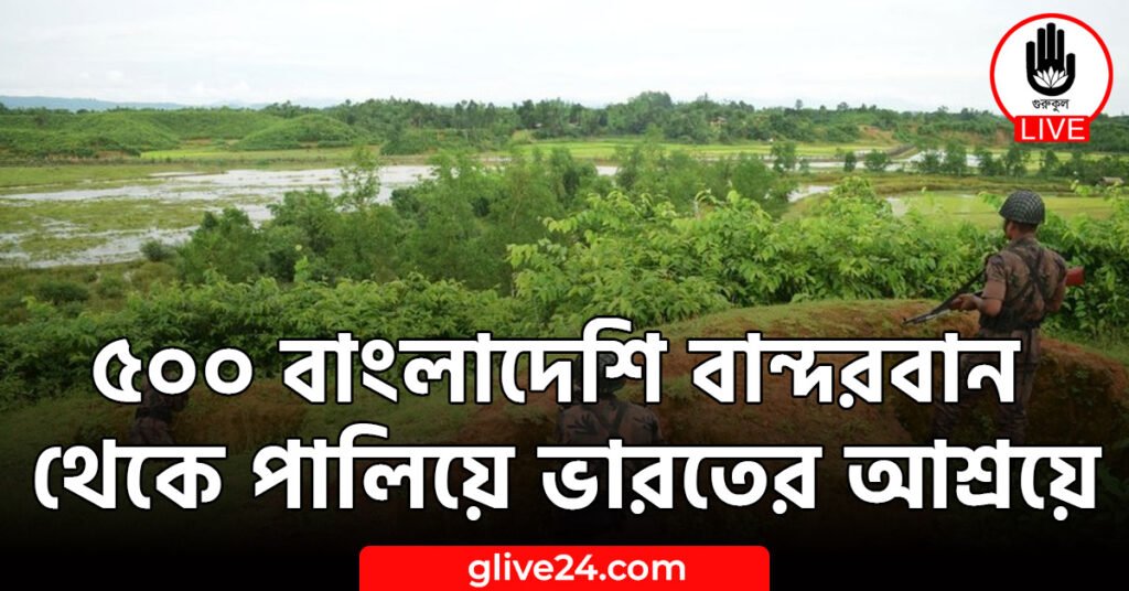 বাংলাদেশি বান্দরবান থেকে পালিয়ে ভারতের আশ্রয়ে ৫০০ বাংলাদেশি বান্দরবান থেকে পালিয়ে ভারতের আশ্রয়ে