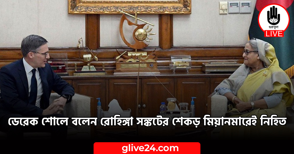 শোলে বলেন রোহিঙ্গা সঙ্কটের শেকড় মিয়ানমারেই নিহিত ডেরেক শোলে বলেন রোহিঙ্গা সঙ্কটের শেকড় মিয়ানমারেই নিহিত