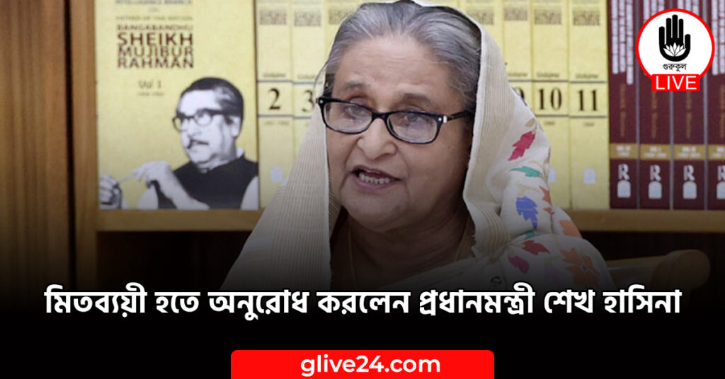 মিতব্যয়ী হতে অনুরোধ করলেন প্রধানমন্ত্রী শেখ হাসিনা