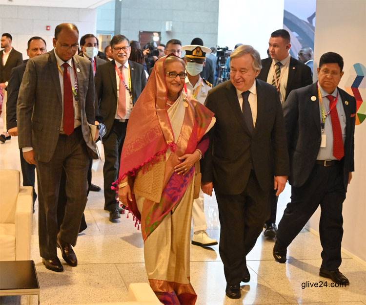 ইউক্রেন-রাশিয়া যুদ্ধ বন্ধে কার্যকর পদক্ষেপ নিতে জাতিসংঘের প্রতি প্রধানমন্ত্রীর আহ্বান