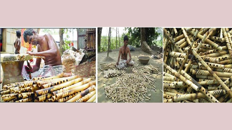 ব্যস্ততম সময় পার করছেন কুমিল্লার বাঁশিশিল্পের সাথে জড়িত 1 ব্যস্ততম সময় পার করছেন কুমিল্লার বাঁশিশিল্পের সাথে জড়িতরা।