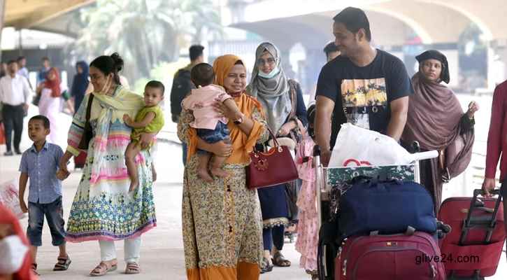 ঢাকা ছেড়েছেন ১২ লাখ মানুষ, থাকবেন ২০ শতাংশ 3 ঢাকা ছেড়েছেন ১২ লাখ মানুষ, থাকবেন ২০ শতাংশ