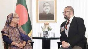 আগামী সাধারণ নির্বাচন সরকার অবাধ ও সুষ্ঠুভাবে করতে চায় : ব্রিটিশ পররাষ্ট্রমন্ত্রীকে প্রধানমন্ত্রী
