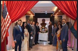 ওয়াশিংটনে বাংলাদেশ দূতাবাসে বঙ্গবন্ধুর জুলিও কুরি শান্তি পদক প্রাপ্তির সুবর্ণ জয়ন্তী উদযাপিত
