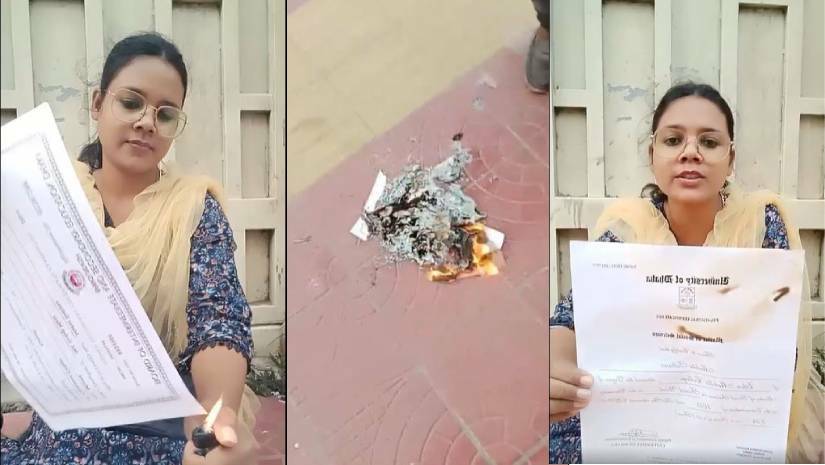 সার্টিফিকেট পুড়িয়ে প্রতিবাদ করা সেই শিক্ষার্থীকে চাকরি দিলেন পলক