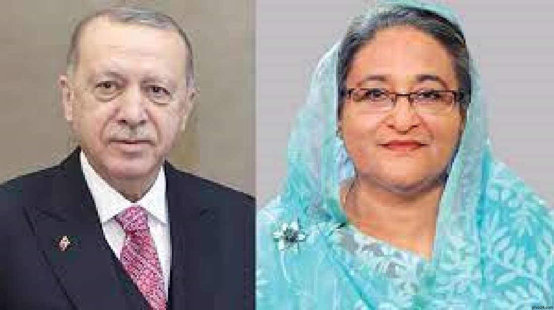 বাংলাদেশ ও তুরস্ক সম্পর্ককে নতুন উচ্চতায় নিয়ে যাওয়ার অঙ্গীকার হাসিনা ও এরদোয়ানের