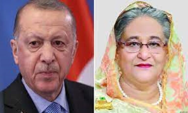 বাংলাদেশ ও তুরস্ক সম্পর্ককে নতুন উচ্চতায় নিয়ে যাওয়ার অঙ্গীকার হাসিনা ও এরদোয়ানের
