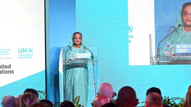 নিরাপদ ও পুষ্টিকর খাদ্য নিশ্চিতে জাতিসংঘ সম্মেলনে প্রধানমন্ত্রীর ৫ দফা প্রস্তাব