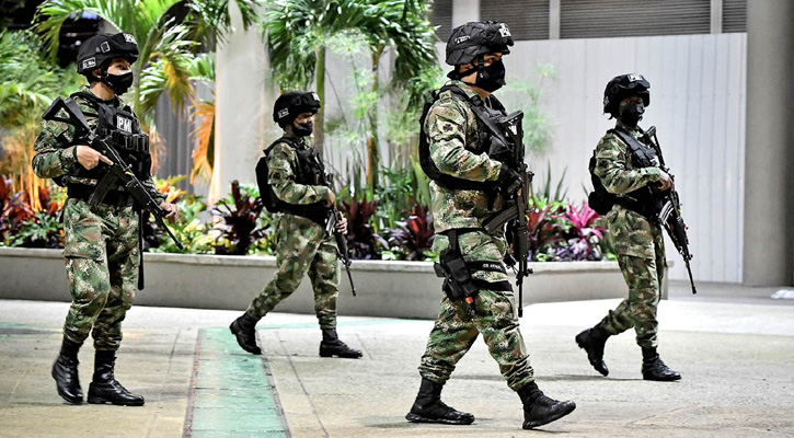 কলম্বিয়ায় এফএআরসি বিদ্রোহীদের হাতে ২৯ সৈন্য ও পুলিশ জিম্মি