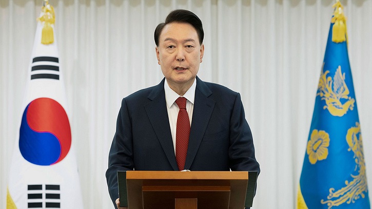 দক্ষিণ কোরিয়ার বিরোধী দল ইউনের অভিশংসনের বিষয়ে দ্রুত রায়ের দাবি জানিয়েছে