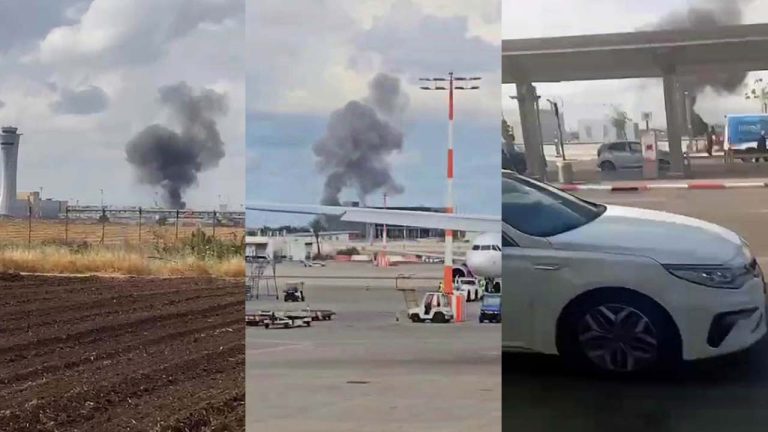 ইয়েমেন থেকে ছোড়া ক্ষেপণাস্ত্র ইসরাইলের বিমানবন্দরের কাছে বিস্ফোরণ