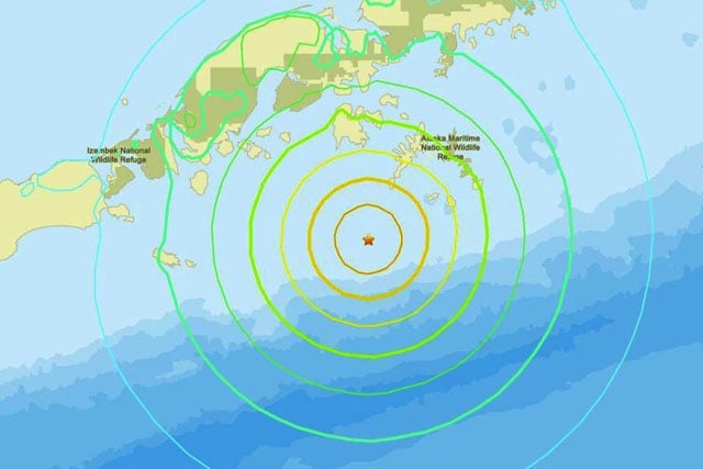 আলাস্কা উপকূলে ৭.৩ মাত্রার ভূমিকম্প, সুনামি সতর্কতা পরে প্রত্যাহার
