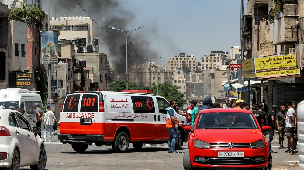 ফিলিস্তিনি রেড ক্রিসেন্টের গাজা সদরদপ্তরে ইসরায়েলি হামলায় একজন নিহত
