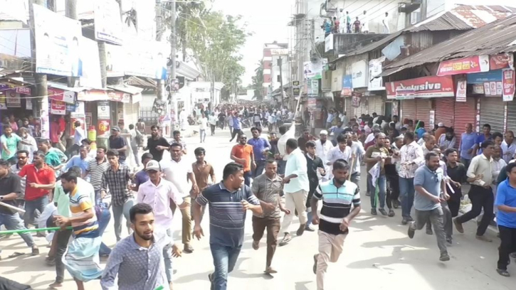 ভোলায় বিএনপি-বিজেপি সংঘর্ষে আহত অন্তত ৫০ জন