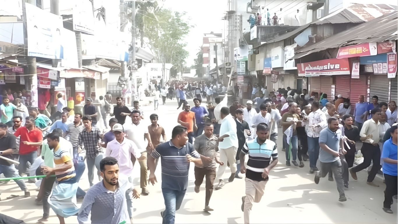 ভোলায় বিএনপি–বিজেপির সংঘর্ষে অন্তত অর্ধশত আহত