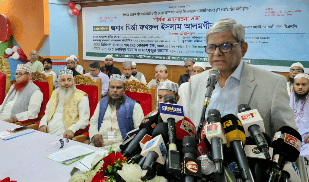 আলেম-মসজিদ বাড়লেও নৈতিক অবক্ষয় কেন—ফখরুলের প্রশ্ন