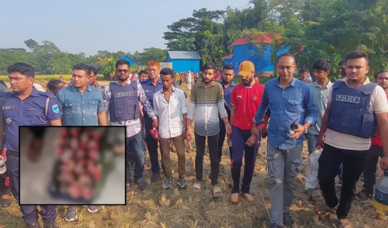 ফরিদপুরে পেট্রল বোমা ও ককটেল তৈরির সরঞ্জামসহ ৩ যুবক আটক