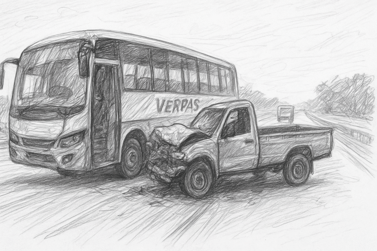 মাদারীপুরে বাস-পিকআপ সংঘর্ষে ২০ জন আহত