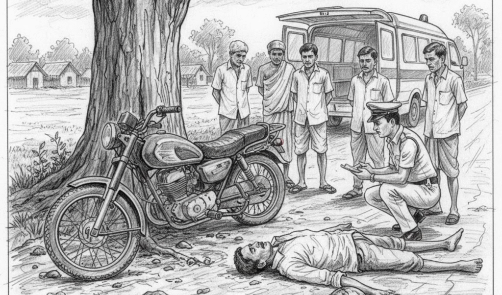 মোটরসাইকেল নিয়ন্ত্রণ হারিয়ে রংপুরে যুবকের মৃত্যু রংপুরে গাছকে ধাক্কা দিয়ে মোটরসাইকেল আরোহীর প্রাণহানি