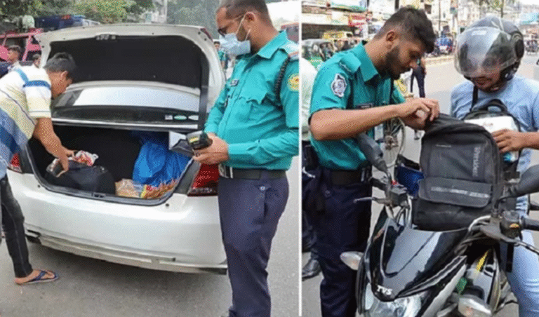রাজধানীতে কঠোর নিরাপত্তা ব্যবস্থা, মোড়ে মোড়ে তল্লাশি