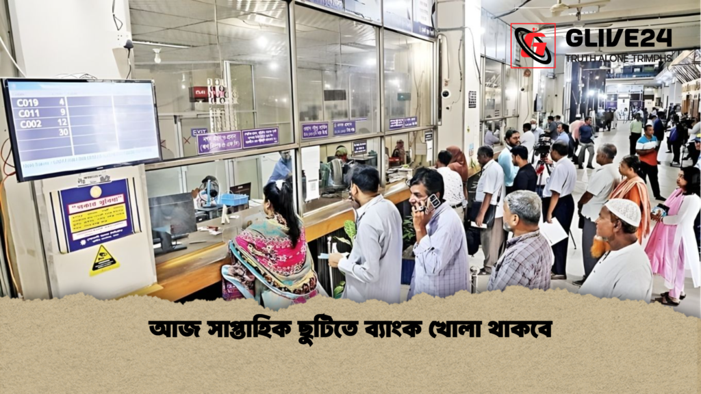 আজ সাপ্তাহিক ছুটিতে ব্যাংক খোলা থাকবে আজ সাপ্তাহিক ছুটিতে ব্যাংক খোলা থাকবে আজ সাপ্তাহিক ছুটিতে ব্যাংক খোলা থাকবে