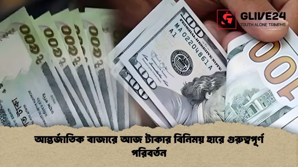 আন্তর্জাতিক বাজারে আজ টাকার বিনিময় হারে গুরুত্বপূর্ণ পরিবর্তন আন্তর্জাতিক বাজারে আজ টাকার বিনিময় হারে গুরুত্বপূর্ণ পরিবর্তন