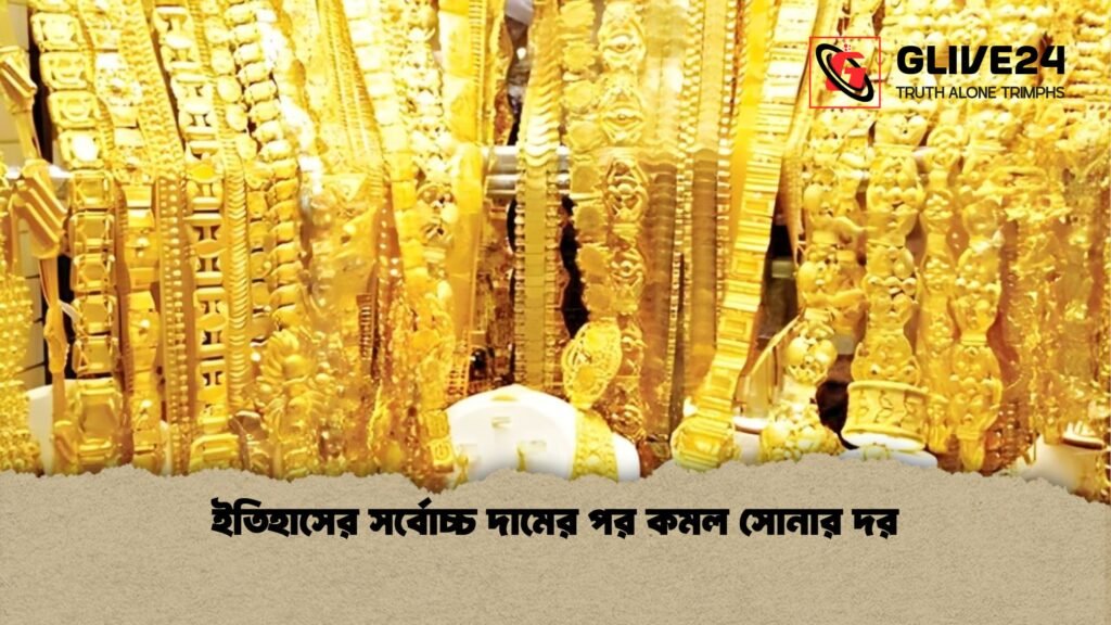 ইতিহাসের সর্বোচ্চ দামের পর কমল সোনার দর ইতিহাসের সর্বোচ্চ দামের পর কমল সোনার দর