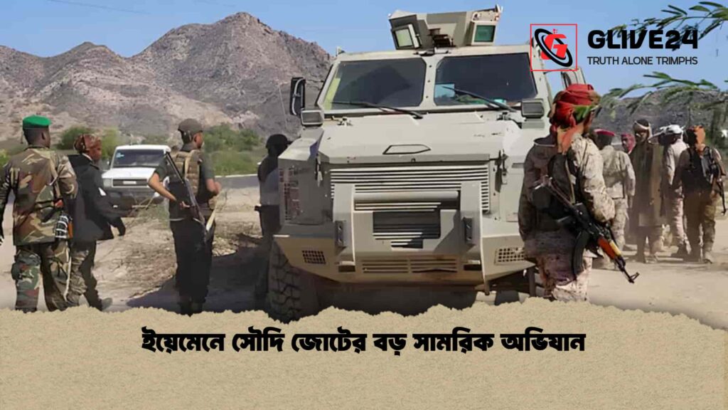 ইয়েমেনে সৌদি জোটের বড় সামরিক অভিযান