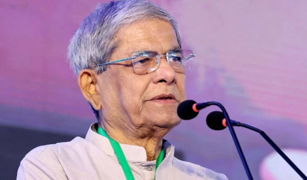 ধর্মের নামে দেশে বিভাজনের চেষ্টা চলছে মির্জা ফখরুল মির্জা ফখরুল: ধর্ম ব্যবহার করে দেশে বিভাজনের চেষ্টা রুখতে হবে