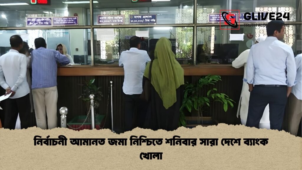নির্বাচনী আমানত জমা নিশ্চিতে শনিবার সারা দেশে ব্যাংক খোলা নির্বাচনী আমানত জমা নিশ্চিতে শনিবার সারা দেশে ব্যাংক খোলা নির্বাচনী আমানত জমা নিশ্চিতে শনিবার সারা দেশে ব্যাংক খোলা
