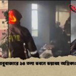 বাবুবাজারে ১৪ তলা ভবনে ভয়াবহ অগ্নিকাণ্ড