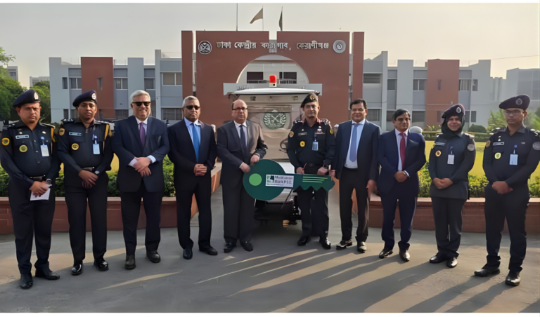 মধুমতি ব্যাংক কেন্দ্রীয় কারাগারে ইলেকট্রিক কার প্রদান করলো