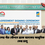 মেট্রোরেলের পাঁচ স্টেশনে ব্র্যাক ব্যাংকের আধুনিক এটিএম সেবা চালু মেট্রোরেলের পাঁচ স্টেশনে ব্র্যাক ব্যাংকের আধুনিক এটিএম সেবা চালু