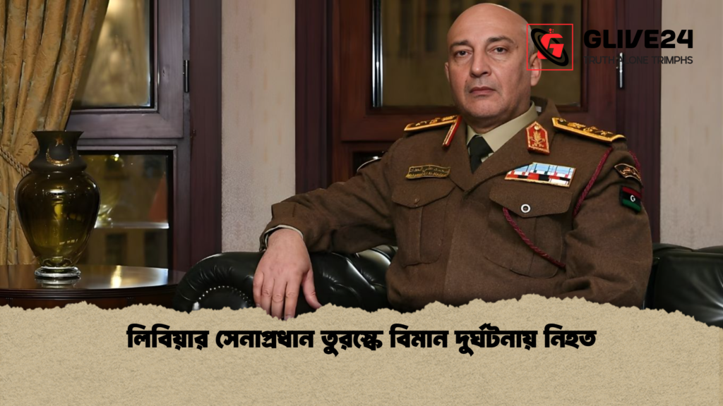 লিবিয়ার সেনাপ্রধান তুরস্কে বিমান দুর্ঘটনায় নিহত লিবিয়ার সেনাপ্রধান তুরস্কে বিমান দুর্ঘটনায় নিহত