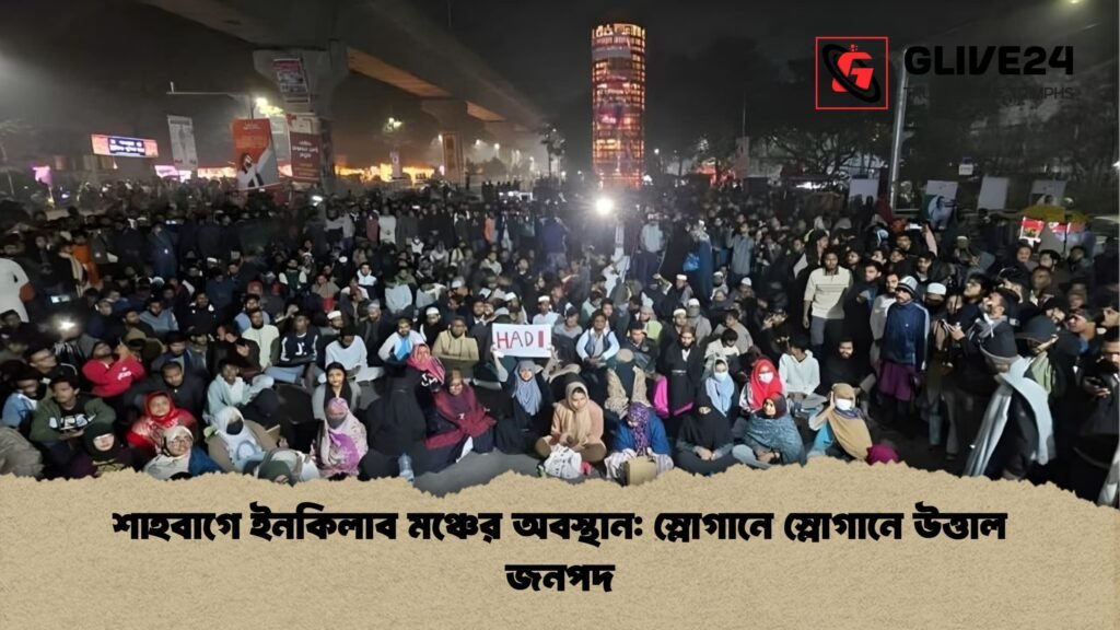 শাহবাগে ইনকিলাব মঞ্চের অবস্থান স্লোগানে স্লোগানে উত্তাল জনপদ শাহবাগে ইনকিলাব মঞ্চের অবস্থান: স্লোগানে স্লোগানে উত্তাল জনপদ