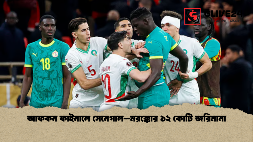 আফকন ফাইনালে সেনেগাল–মরক্কোর ১২ কোটি জরিমানা আফকন ফাইনালে সেনেগাল–মরক্কোর ১২ কোটি জরিমানা