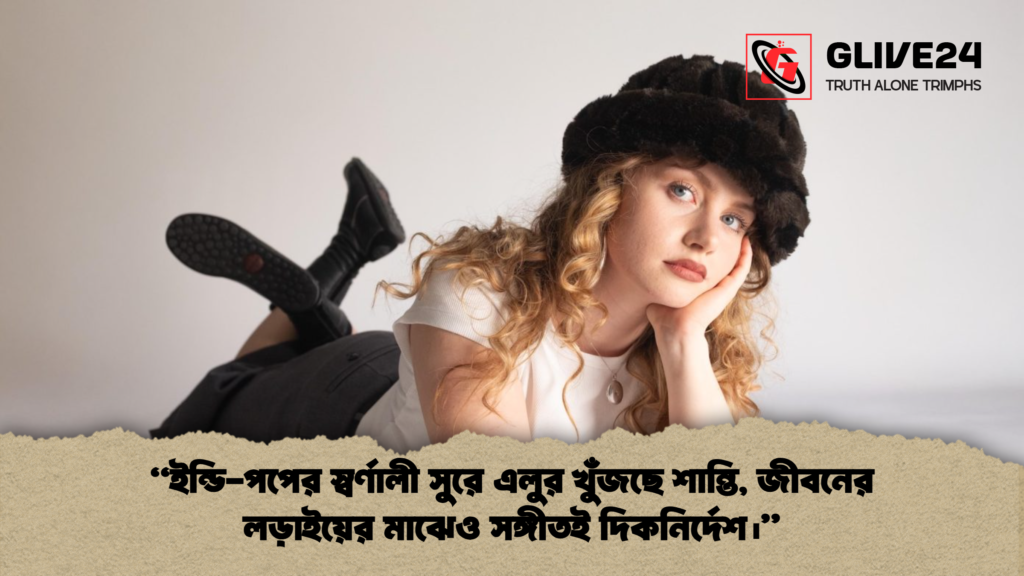 “ইন্ডি-পপের স্বর্ণালী সুরে এলুর খুঁজছে শান্তি, জীবনের লড়াইয়ের মাঝেও সঙ্গীতই দিকনির্দেশ।” ইন্ডি পপের স্বর্ণালী সুরে এলুর খুঁজছে শান্তি জীবনের লড়াইয়ের মাঝেও সঙ্গীতই দিকনির্দেশ। “ইন্ডি-পপের স্বর্ণালী সুরে এলুর খুঁজছে শান্তি, জীবনের লড়াইয়ের মাঝেও সঙ্গীতই দিকনির্দেশ।”
