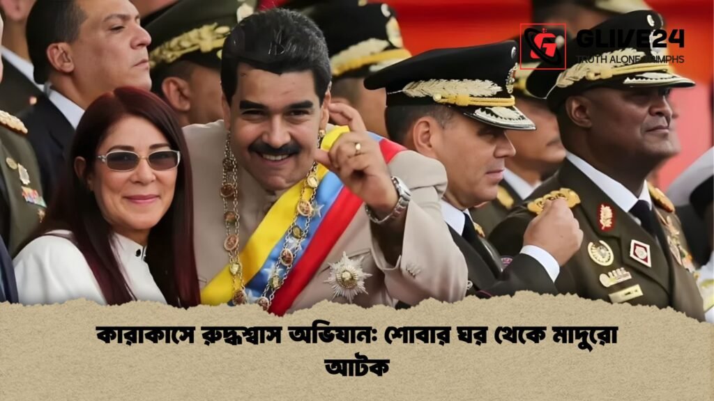 কারাকাসে রুদ্ধশ্বাস অভিযান শোবার ঘর থেকে মাদুরো আটক কারাকাসে রুদ্ধশ্বাস অভিযান: শোবার ঘর থেকে মাদুরো আটক