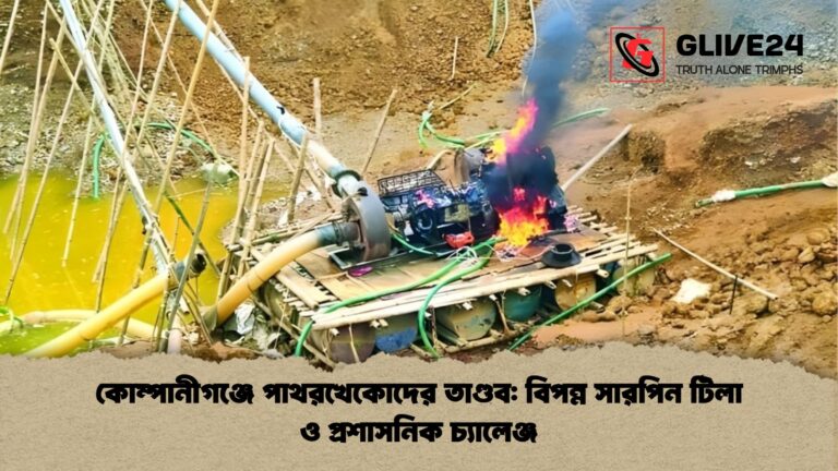 কোম্পানীগঞ্জে পাথরখেকোদের তাণ্ডব বিপন্ন সারপিন টিলা ও প্রশাসনিক চ্যালেঞ্জ কোম্পানীগঞ্জে পাথরখেকোদের তাণ্ডব: বিপন্ন সারপিন টিলা ও প্রশাসনিক চ্যালেঞ্জ