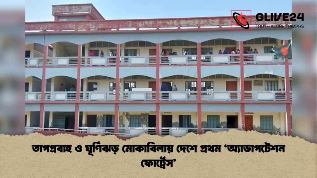 তাপপ্রবাহ ও ঘূর্ণিঝড় মোকাবিলায় দেশে প্রথম অ্যাডাপটেশন ফোর্ট্রেস তাপপ্রবাহ ও ঘূর্ণিঝড় মোকাবিলায় দেশে প্রথম 'অ্যাডাপটেশন ফোর্ট্রেস'