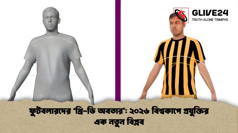 ফুটবলারদের থ্রি ডি অবতার ২০২৬ বিশ্বকাপে প্রযুক্তির এক নতুন বিপ্লব ফুটবলারদের 'থ্রি-ডি অবতার': ২০২৬ বিশ্বকাপে প্রযুক্তির এক নতুন বিপ্লব