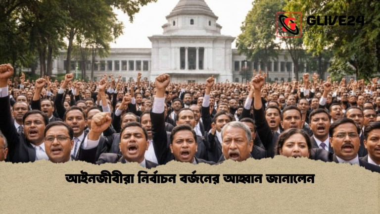 আইনজীবীরা নির্বাচন বর্জনের আহ্বান জানালেন আইনজীবীরা নির্বাচন বর্জনের আহ্বান জানালেন