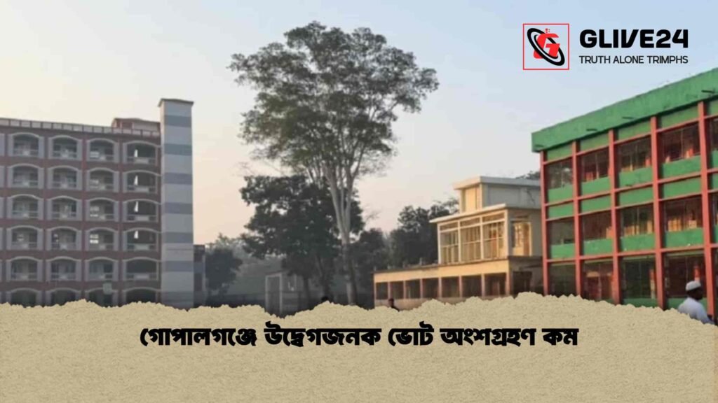 গোপালগঞ্জে উদ্বেগজনক ভোট অংশগ্রহণ কম